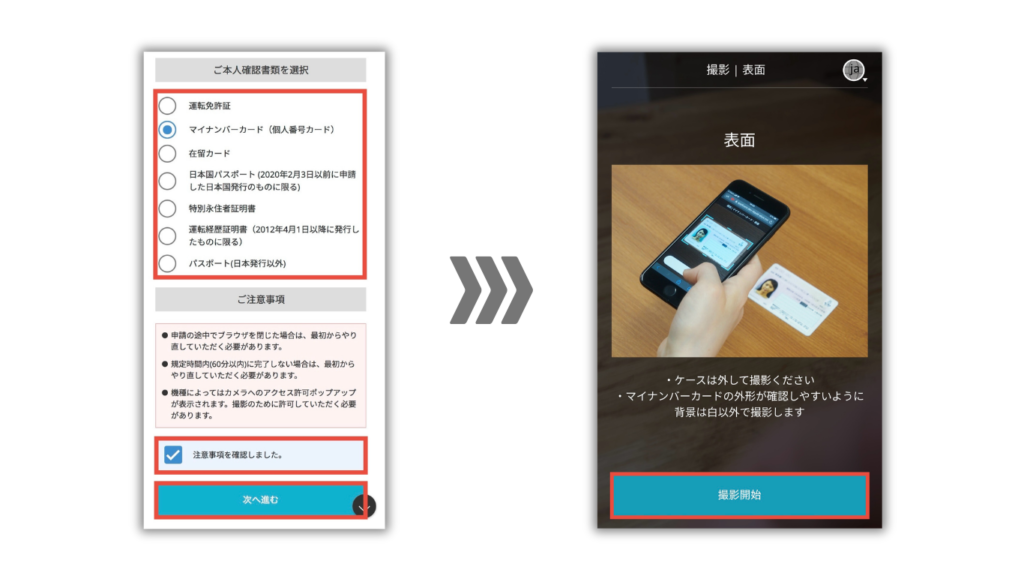 STEP3｜本人確認
